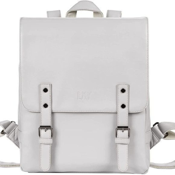 New  VINTAGE LEATHER BACKPACK: main image 8